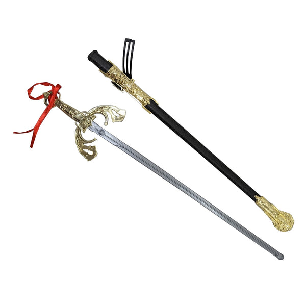 MUSKETERR SWORD W/ GOLD HANDLE